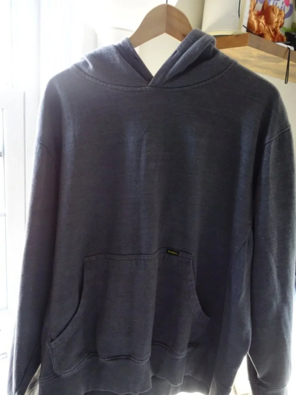 Stanley Gray Hoodie( missing hood string) Size Large